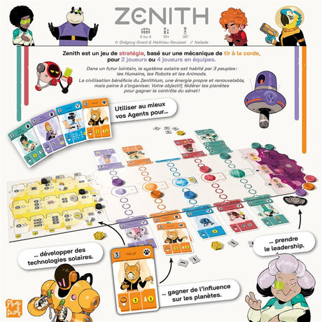 Jeu Zenith boîte jeu de société stratégie As d’Or 2026