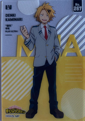 MY HERO ACADEMIA Clear Card Collectable Denki Kaminari N°267 - Bandai