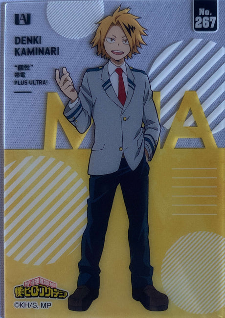 MY HERO ACADEMIA Clear Card Collectable Denki Kaminari N°267 - Bandai
