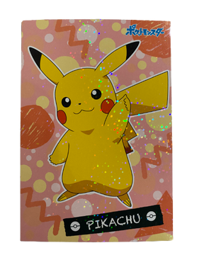Pikachu Battle Bromide Gum Card Holo Pokemon Japanese