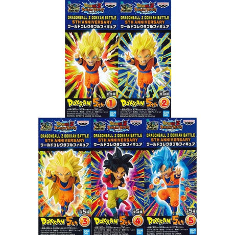 WCF Dragon Ball Z Dokkan Battle 5th Anniversary - Série Complète